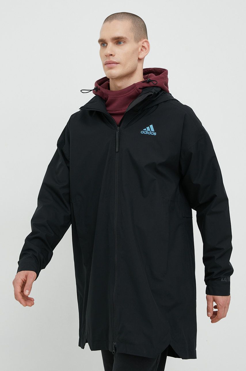 Parka adidas Originals Parka Traveer Rain.Rdy Musta | GT6570, 0