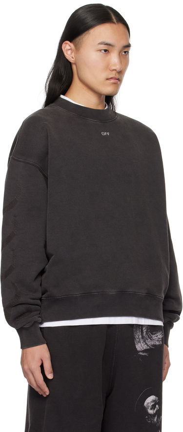 Villapaita Off-White Off-White S.Matthew Skate Sweatshirt Musta | OMBA054C99FLE0091077, 1