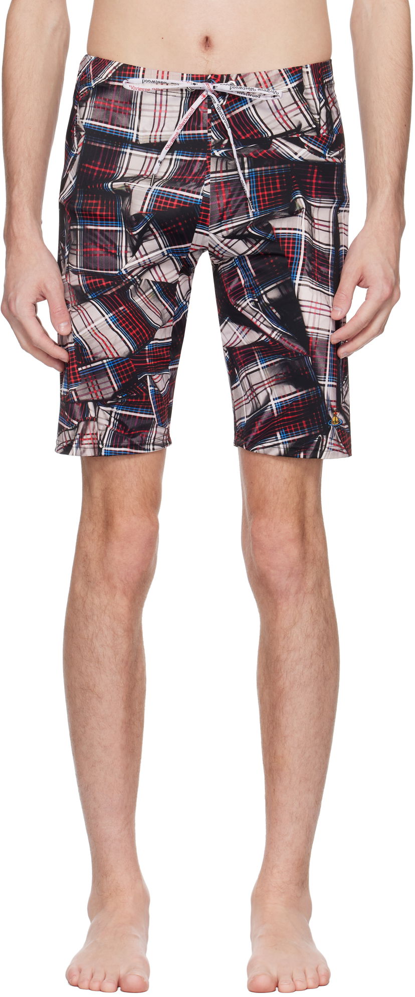 Uimapuvut Vivienne Westwood Vivienne Westwood Draped Tartan Swim Shorts Monivärinen | 8101000M-J0099-