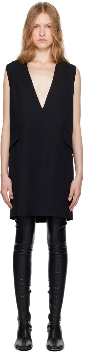 Mekko Maison Margiela Wool Minidress Musta | S52DA0046 M35153, 0
