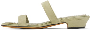 Mekko The Row The Row Awar Strap Heeled Sandals Vihreä | F1594-L221, 2
