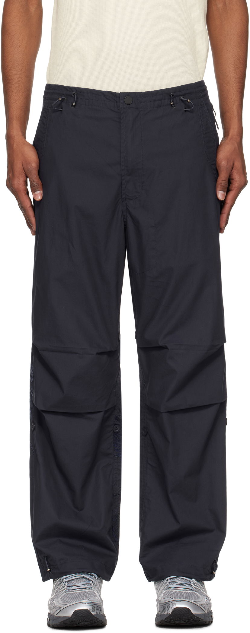 Cargo housut Maharishi Maharishi Crow & Heron Loose Snopants Trousers Tummansininen | 6102