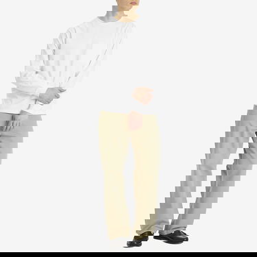 T-paita BEAMS Beams Plus Long Sleeve Pocket Tee, Size Large Valkoinen | 3814-0066-156-01, 4