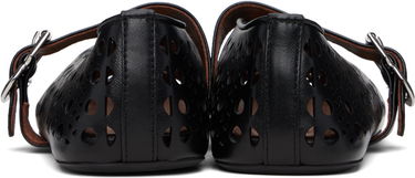 Kengänhoito Alaïa ALAÏA Vienne Laser Cut Ballerina Flats Valkoinen | AA3A029CK216, 1