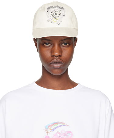 Korkki We11done Character Print Baseball Cap Valkoinen | WD-AH0-24-402-U-WH, 0