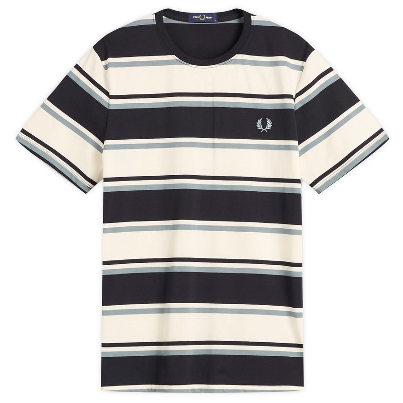 T-paita Fred Perry Fred Perry Bold Striped T-Shirt, Size Large Monivärinen | M1302-608
