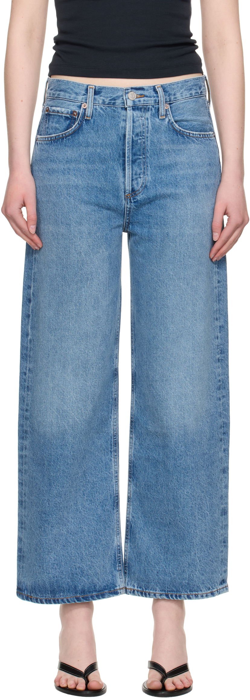 Jeans AGOLDE AGOLDE Ren Wide Leg Jeans Sininen | A9191-1765