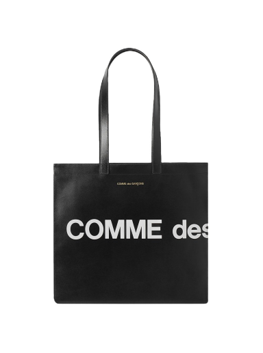 Kangaskassi Comme des Garçons Huge Logo Tote Bag Musta | SA9001HL-1