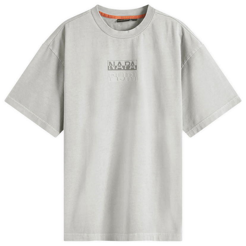 T-paita Napapijri Split Logo T-Shirt, Size Large Harmaa | NP0A4ILQH621