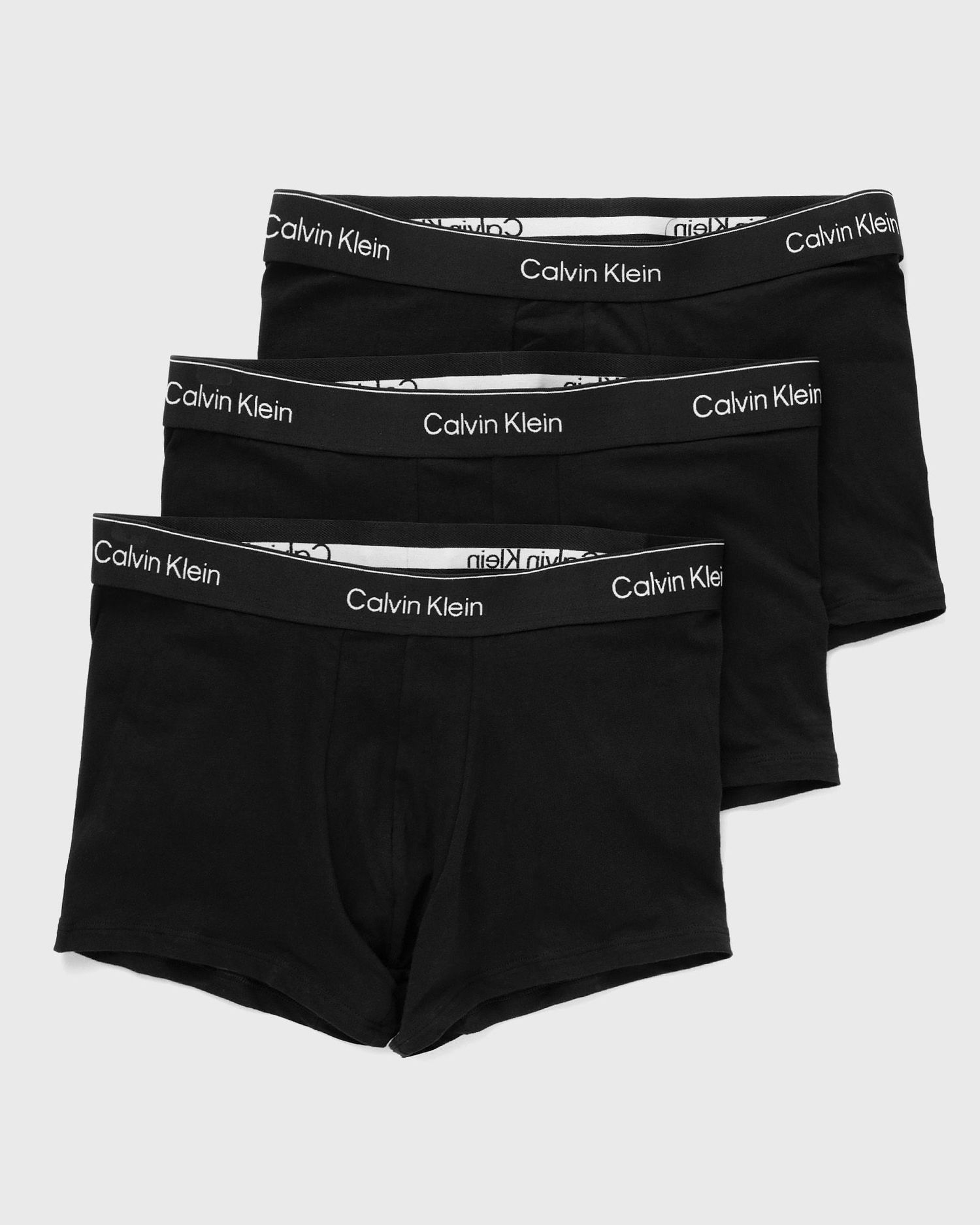 Nyrkkeilijät CALVIN KLEIN ICON Cotton Stretch 3-Pack Trunks Musta | LV00NB4392TM6, 0