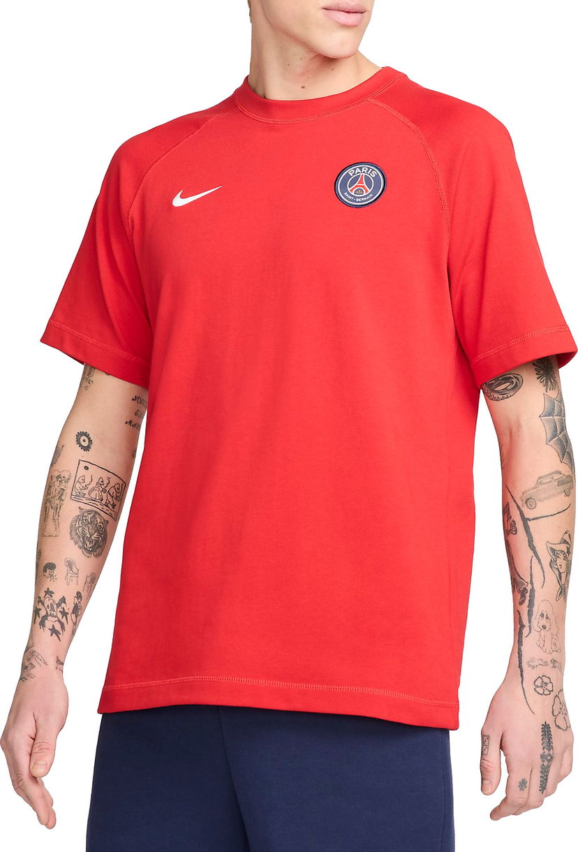 T-paita Nike PSG M NK TRAVEL SS TOP ESN Punainen | fz7211-657