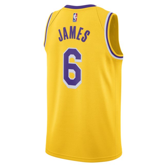 Jersey Nike Lakers Icon Edition 2020 NBA Swingman Keltainen | CW3669-738, 1