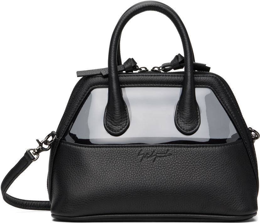 Käsilaukku Yohji Yamamoto YOHJI YAMAMOTO Translucent Mini Bag Musta | DP-I15-715