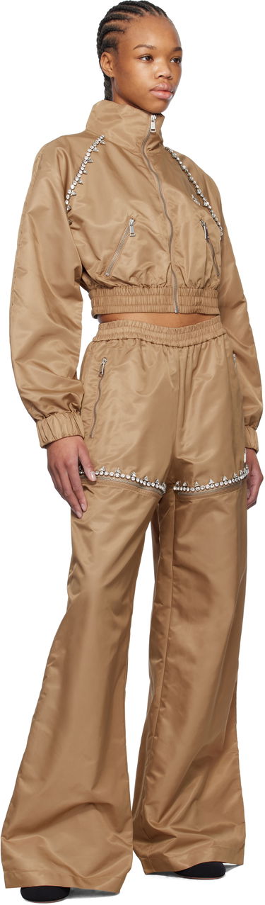 Verryttelypuku Area AREA Crystal Trim Track Jacket Ruskea | FW24AWOU0028FA01, 3