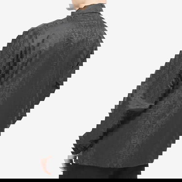 Tuulitakki BAPE Nylon Coach Jacket with All-Over Logo Print Musta | 001LJK801314M-BLK, 3