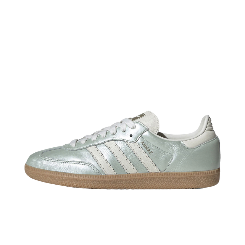 Tennarit ja kengät adidas Originals Samba OG Linen Green Metallic W Metallinen | IG1965