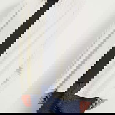 Paita Studio Nicholson Studio Nicholson Button Down Shirt, Size Large Beige | RUSKINSNM1152-KHS, 5