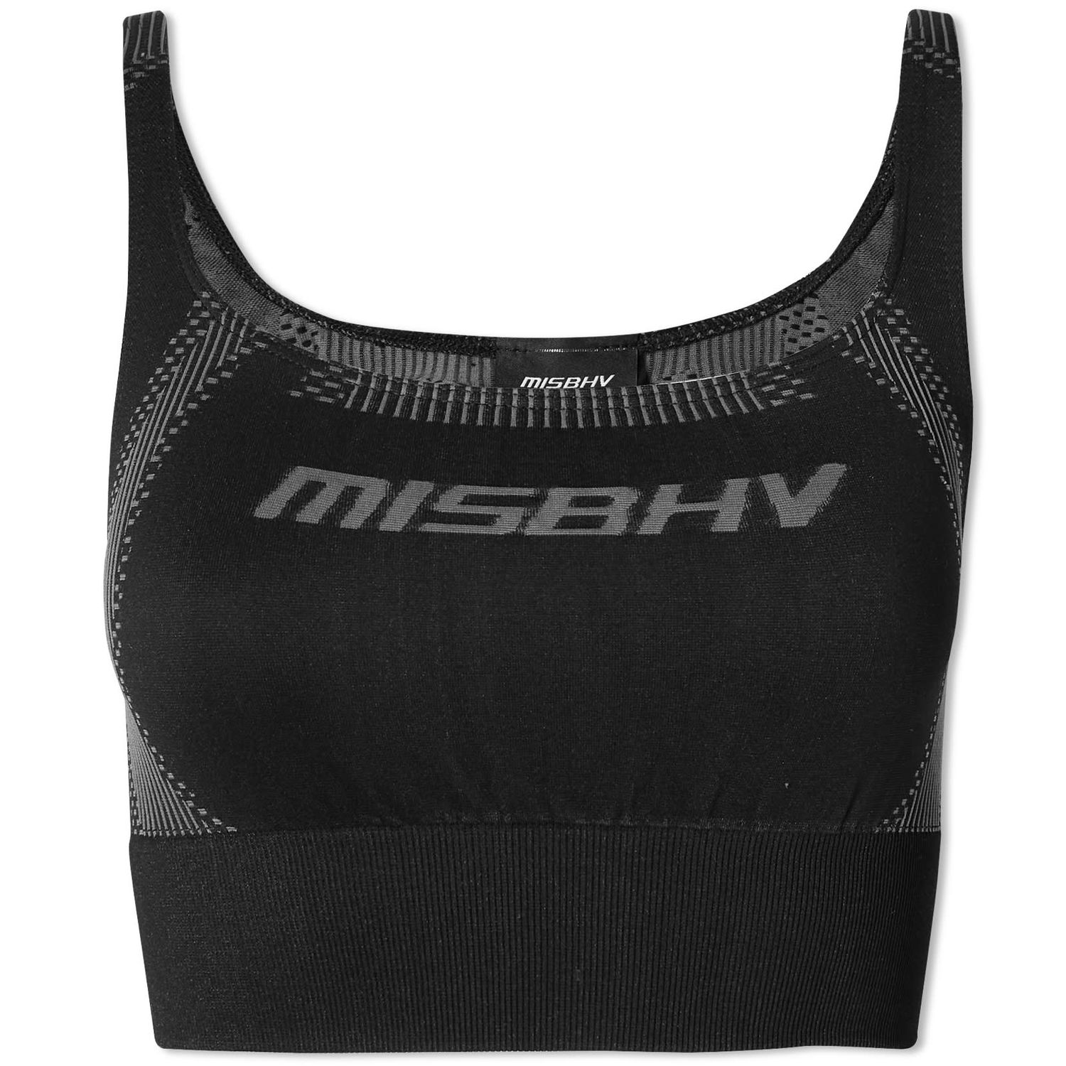 Crop top MISBHV Sport Bra Top Muted Musta | 231W546-24060305, 0