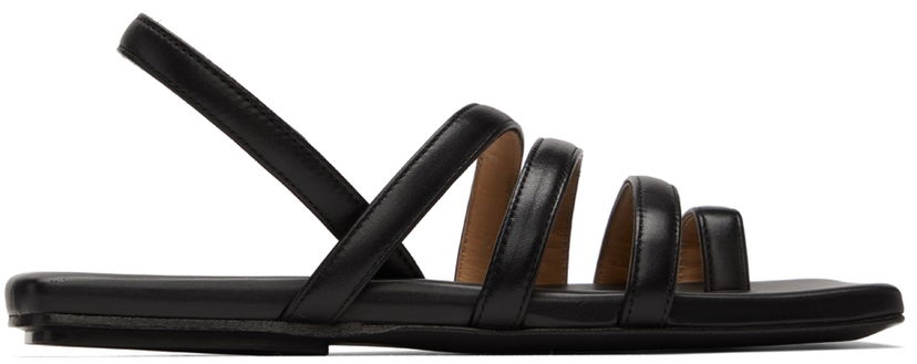Tennarit ja kengät Marsèll Marsell Tavola Leather Slingback Sandals Musta | MW6801 193