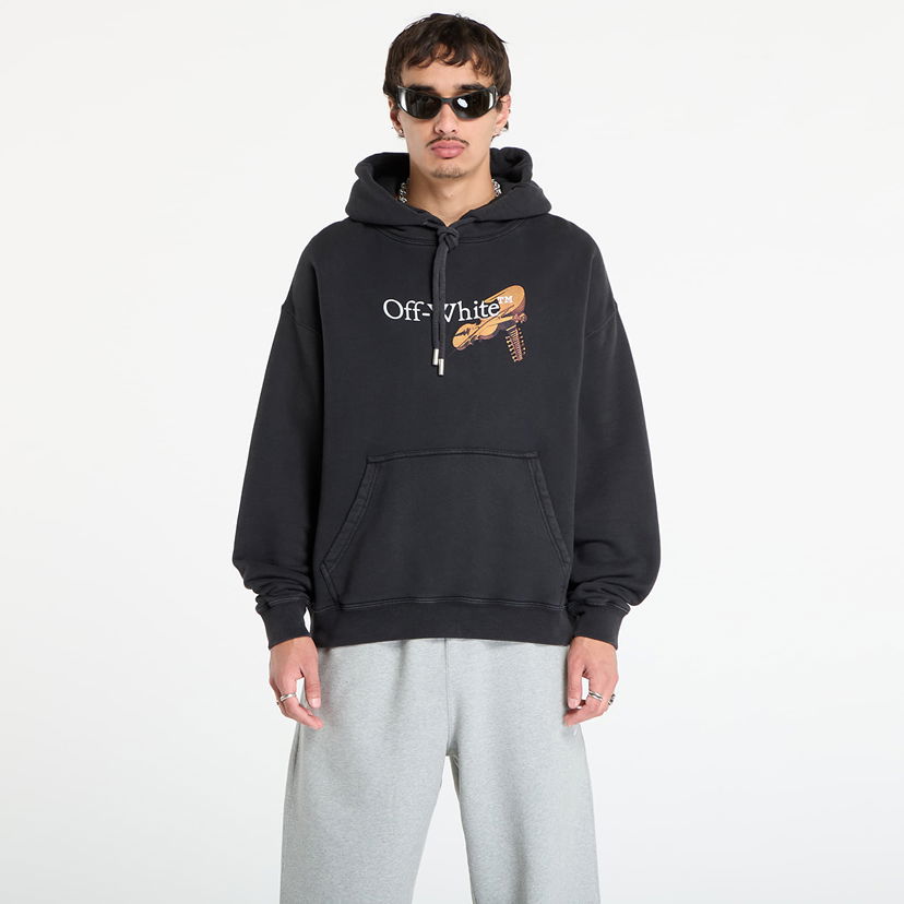 Huppari Off-White Off-White Cupid Arrow Skate Hoodie Musta | OMBB085F25FLE0111301
