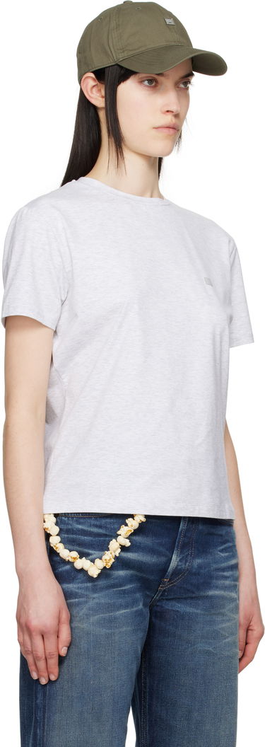 T-paita Acne Studios Acne Studios Regular Fit T-Shirt Harmaa | CL0308-, 1