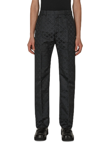 Housut Charles Jeffrey Loverboy Straight Cut Trousers Musta | CJLAW22SCT BLCHJQ