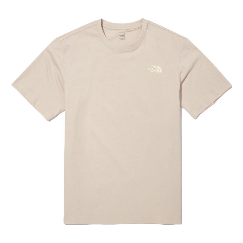 T-paita The North Face Basic Cotton T-Shirt Beige | NT7UN04E