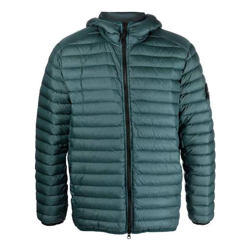 Puffer takki Stone Island Packable Loom Woven Chambers Down Jacket Vihreä | 781540324-V0053, 0