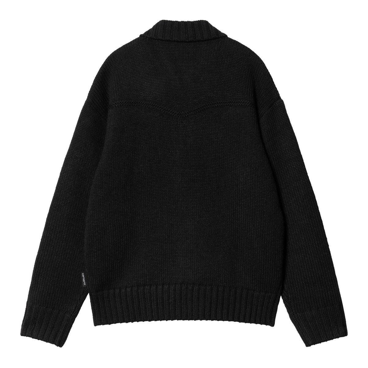 Villapaita Carhartt WIP Knitted Cardigan with Pockets Musta | I034495_9, 1