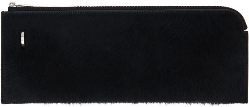 Lompakko Rick Owens Leather Zip Pouch Wallet Musta | RA01D0415 LHL