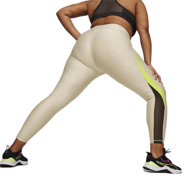 Housut ja farkut Puma FIT EVERSCULPT MESH FASHION HW 7/8 TIGHT Beige | 524798-90, 2