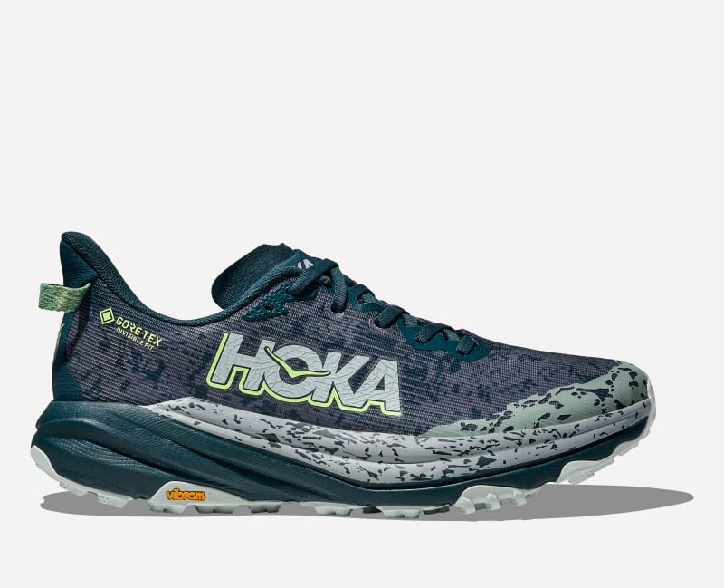 Tennarit ja kengät Hoka One One Speedgoat 6 GORE-TEX Trail, Size 9 Vihreä | 1155150-BZY