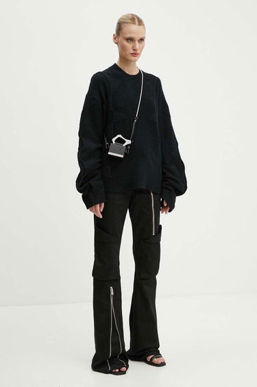 Villapaita HELIOT EMIL Black Warm Wool Sweater Musta | PREAW24.M.07.063.BLK01, 3