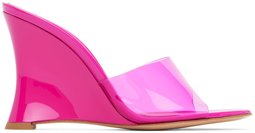 Asusteet Gianvito Rossi Gianvito Rossi Futura Wedge Mules Vaaleanpunainen | G16210.95RIC.GSV