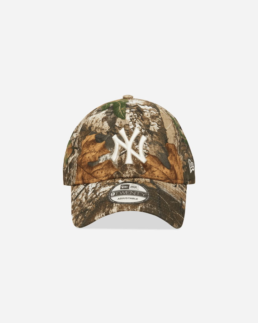 Korkki New Era New York Yankees Washed Real Tree 9TWENTY Adjustable Cap Ruskea | IH38 999