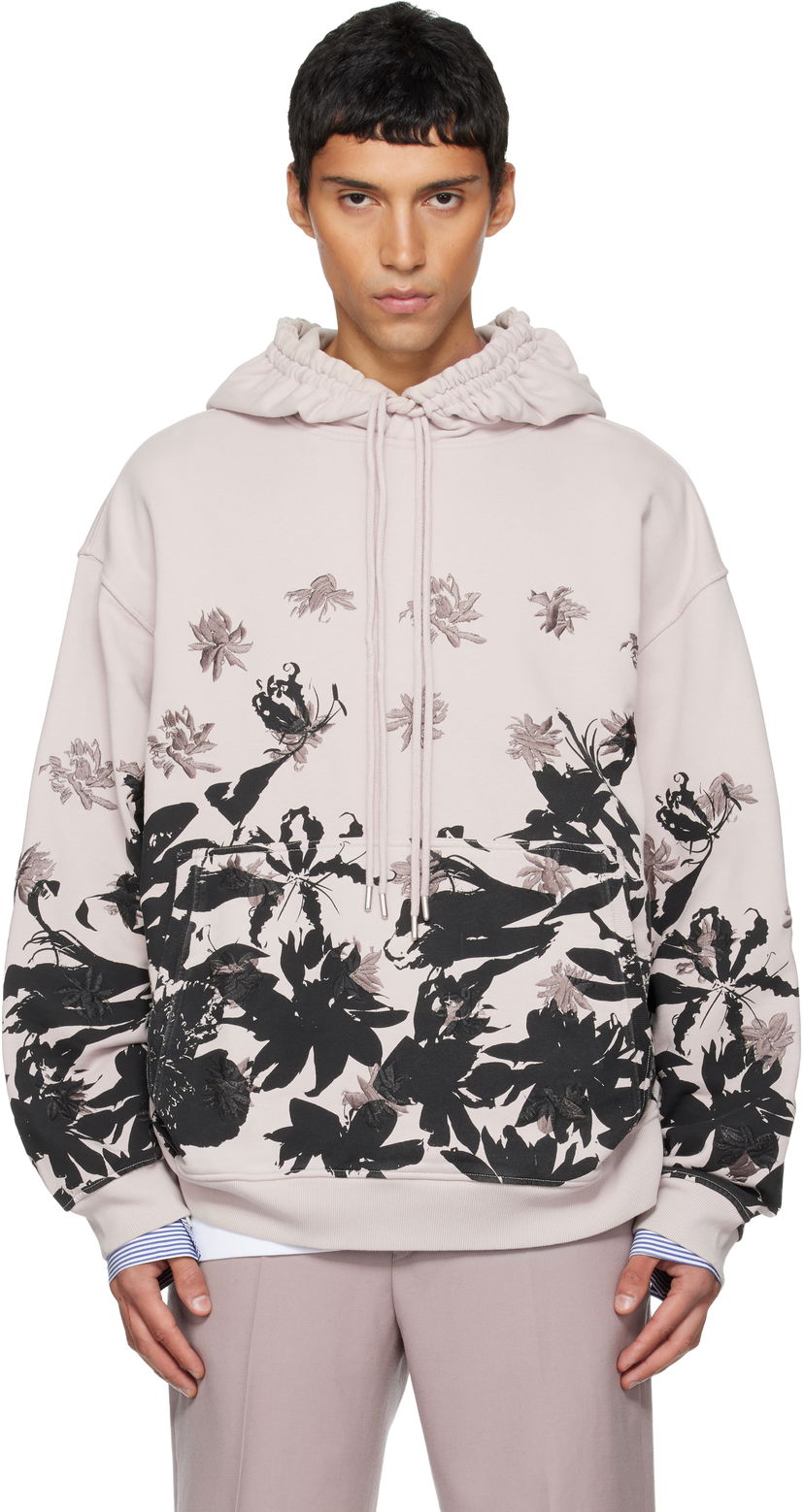Huppari Dries Van Noten Dries Van Noten Embroidered Floral Hoodie Monivärinen | 252-021141-2613