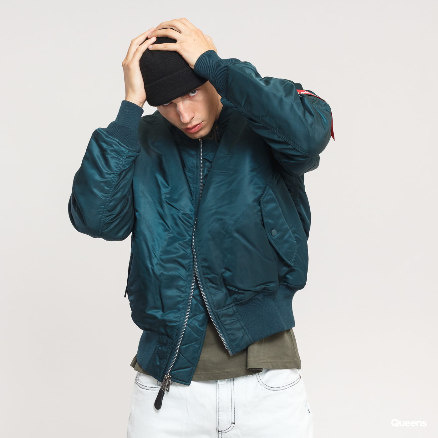 Bomber-takki Alpha Industries Bomber Turkoosi | 100101 02, 0