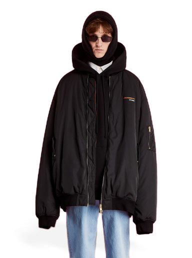 Bomber-takki RAF SIMONS Synchronicity Bomber Jacket Musta | 212-M621A-30060-0099