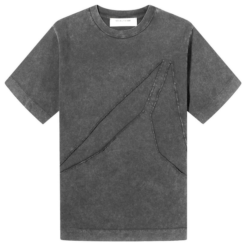 T-paita 1017 ALYX 9SM Intarsia Applique Logo Musta | AAUTS0470FA01-BLK0003