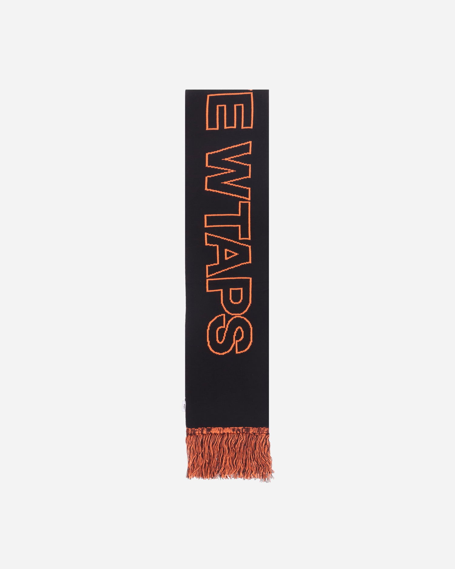 Huivi WTAPS Knitted Fringe Scarf Musta | 242MADT-AC01 002, 1
