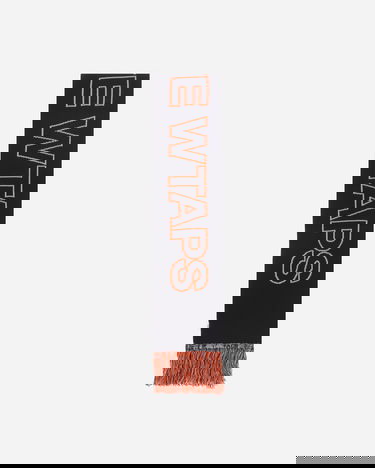 Huivi WTAPS Knitted Fringe Scarf Musta | 242MADT-AC01 002, 1