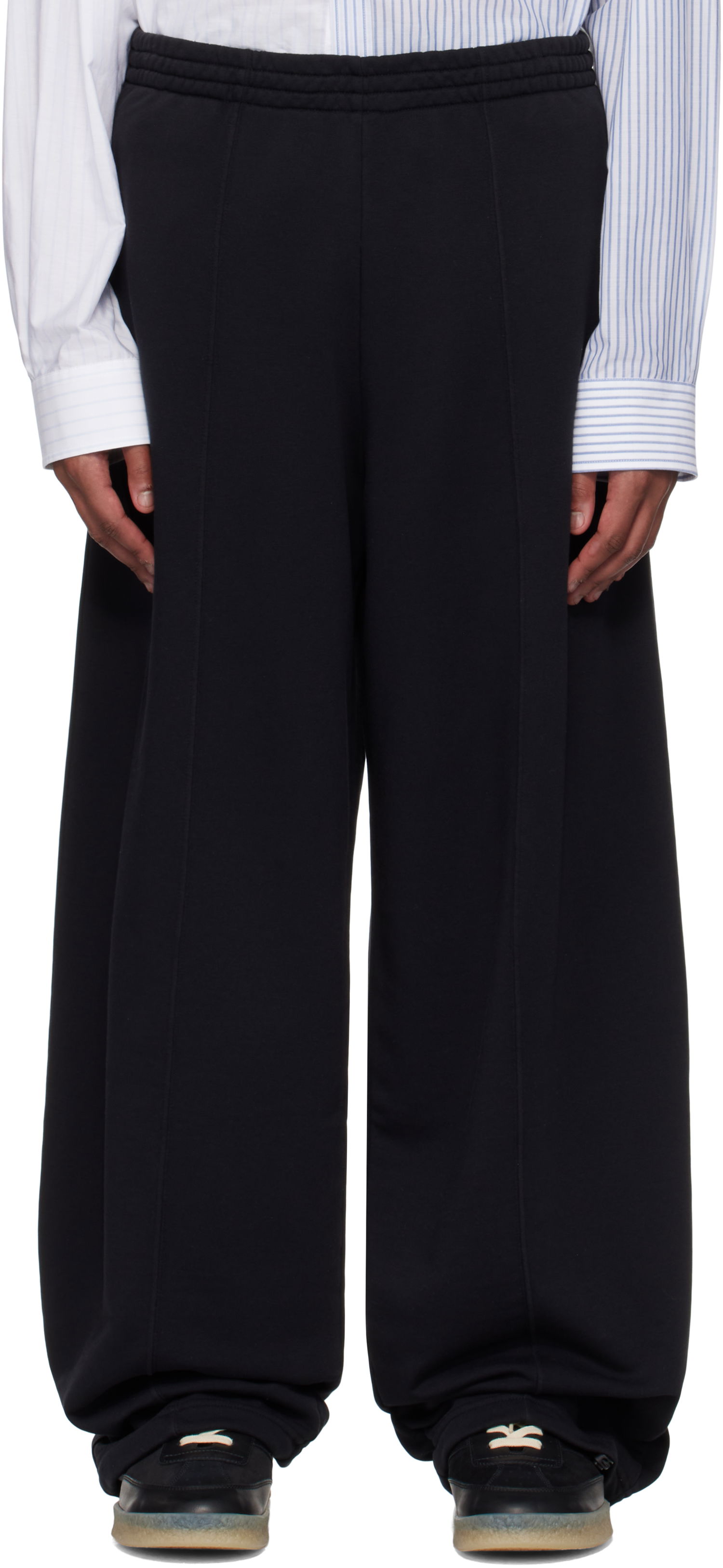 Verryttelyhousut Maison Margiela MM6 Maison Margiela Pinched Seam Sweatpants Musta | SH0KA0040 S25606, 0