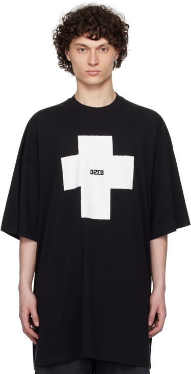 T-paita 032C 032c Point Zero Oversized T-Shirt Musta | S25-URC-0152-050, 0