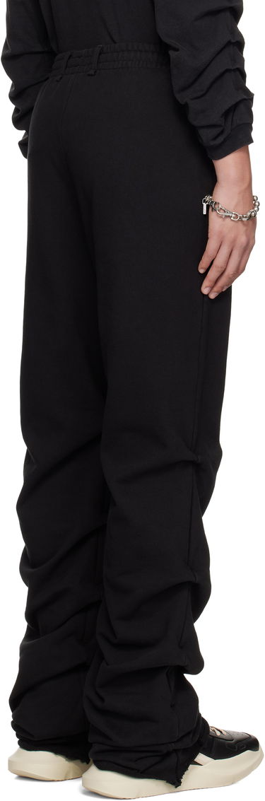 Verryttelyhousut We11done We11done Wrinkled Straight Jogger Sweatpants Musta | WD-TA0-25-724-U-BK, 2