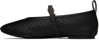 Tennarit ja kengät rag & bone rag & bone Spire Perforated Leather Mary Jane Ballerina Flats Musta | WFF25SF1018LE18, 2