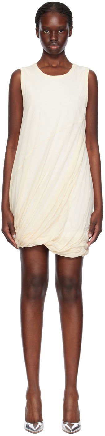 Mekko Helmut Lang Helmut Lang Bubble Minidress Beige | O02HW601, 0