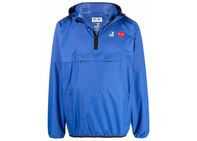 Tuulitakki Comme des Garçons Play Full Zip Packable Jacket Sininen | azj502051
