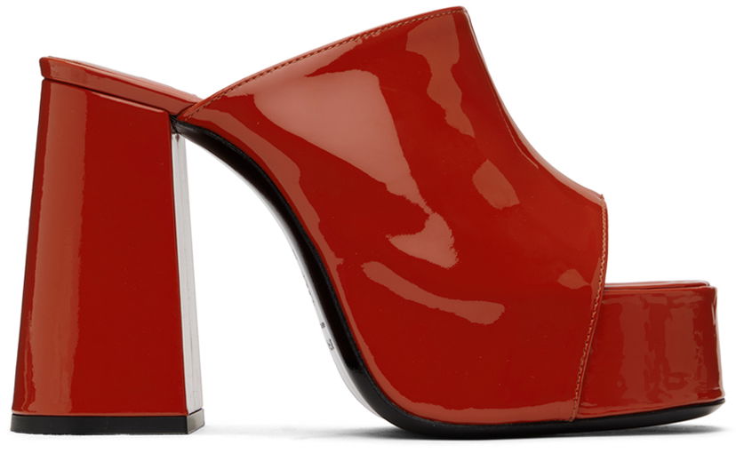 Kengänhoito BY FAR BY FAR Brad Heeled Sandals Punainen | 23PFBRAMBUGP