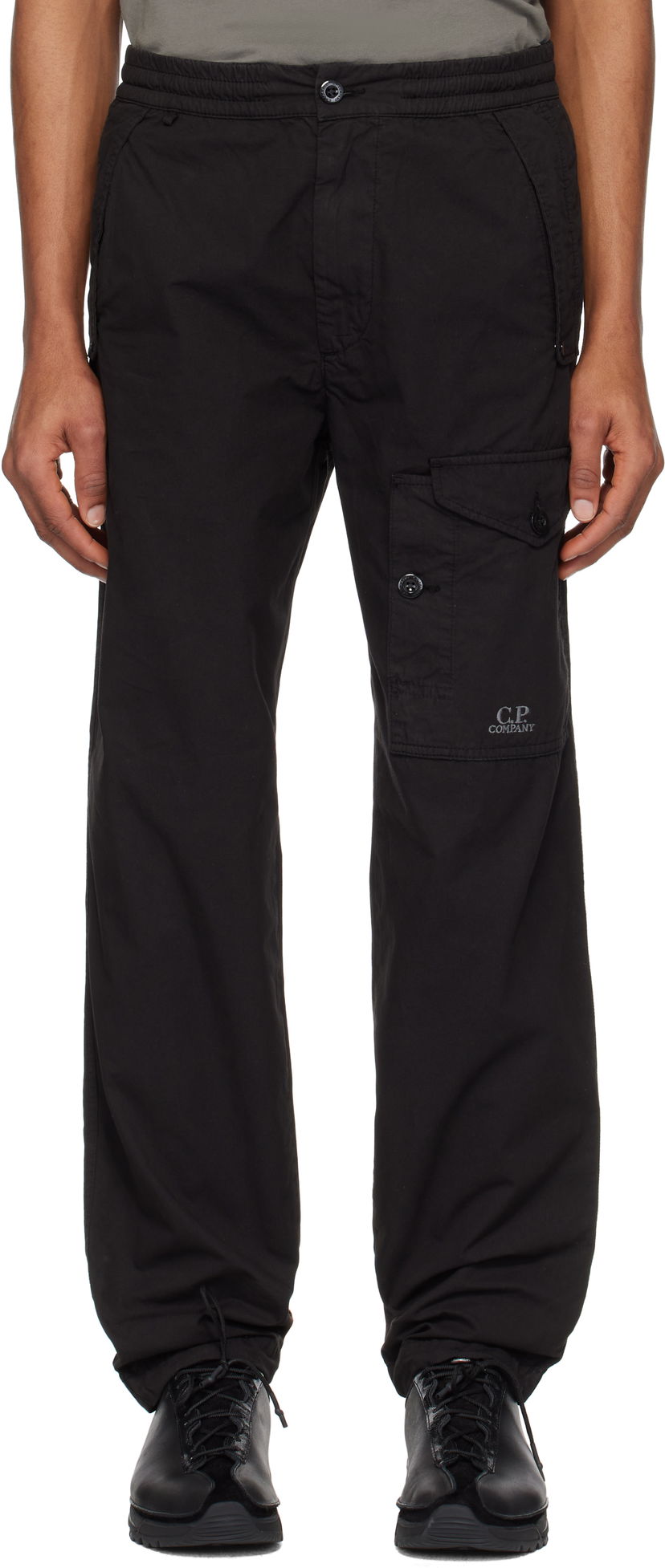 Cargo housut C.P. Company C.P. Company Microreps Cargo Pants Musta | 18CMPA059A-006475G