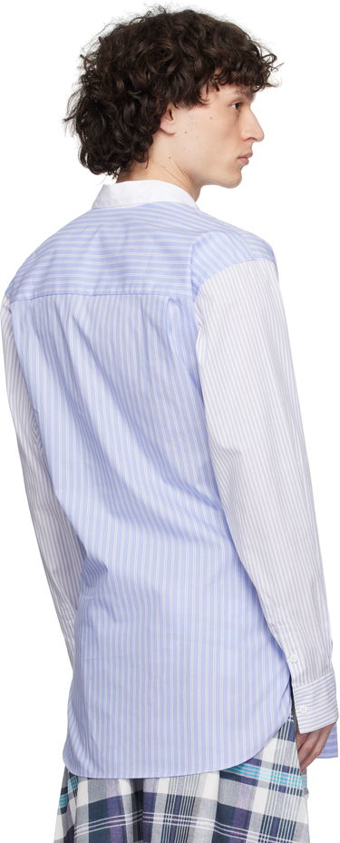 Paita Charles Jeffrey Loverboy Charles Jeffrey LOVERBOY Hug Tie-Front Striped Shirt Sininen | 54070302, 2